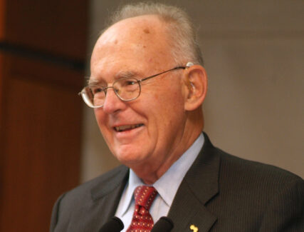 Gordon Moore at the Chemical Heritage Foundation in 2005.