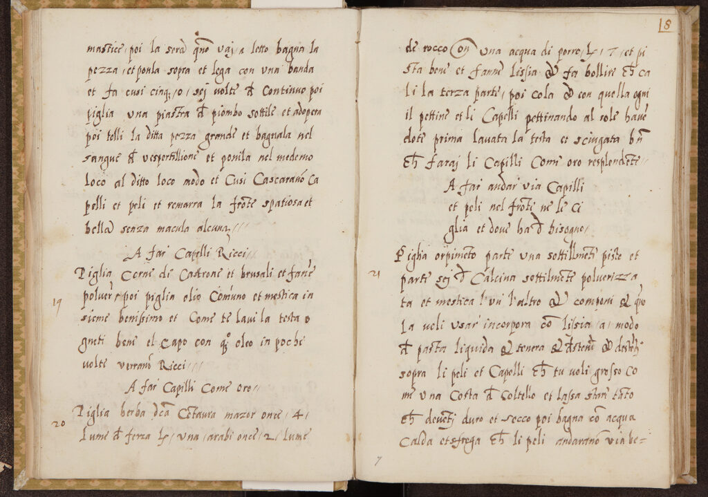 Pages of a Renaissance-era manuscript with writing