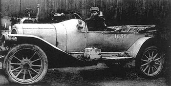 Eugene Houdry as a lieutenant in the tank corps of the French Army during World War I. 