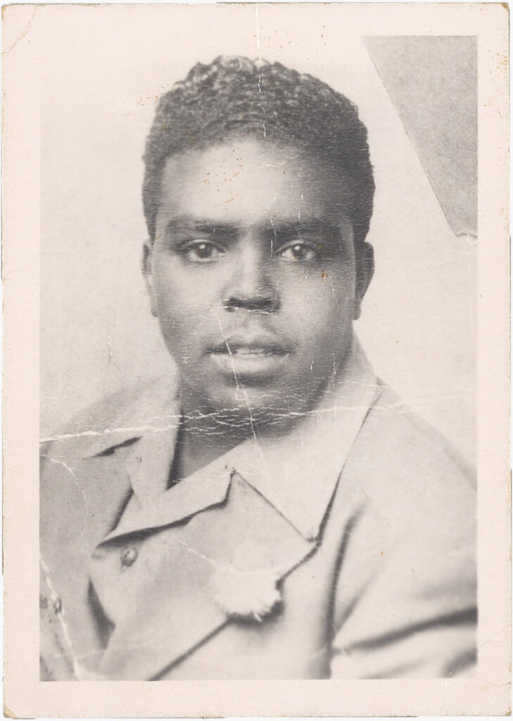 Portrait photo of a young man in a suit