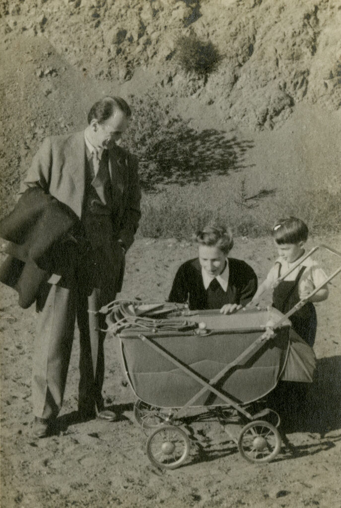 Photo of a young family