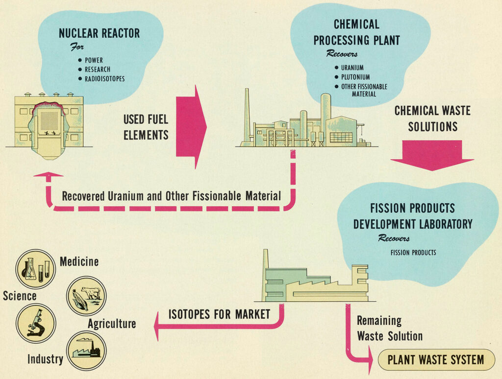 Color illustration and flow chart