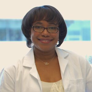 Paula Hammond in her lab at MIT.