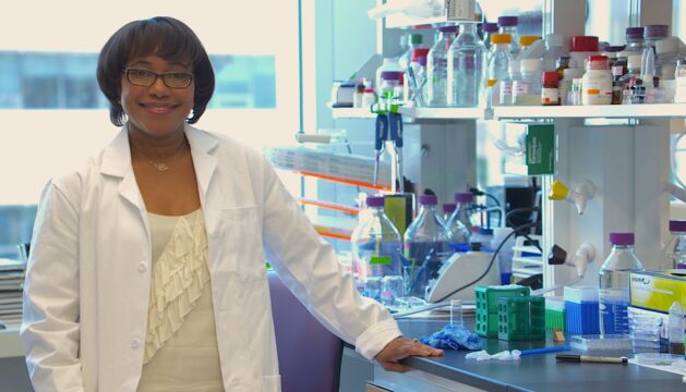 Paula Hammond in her lab at MIT.