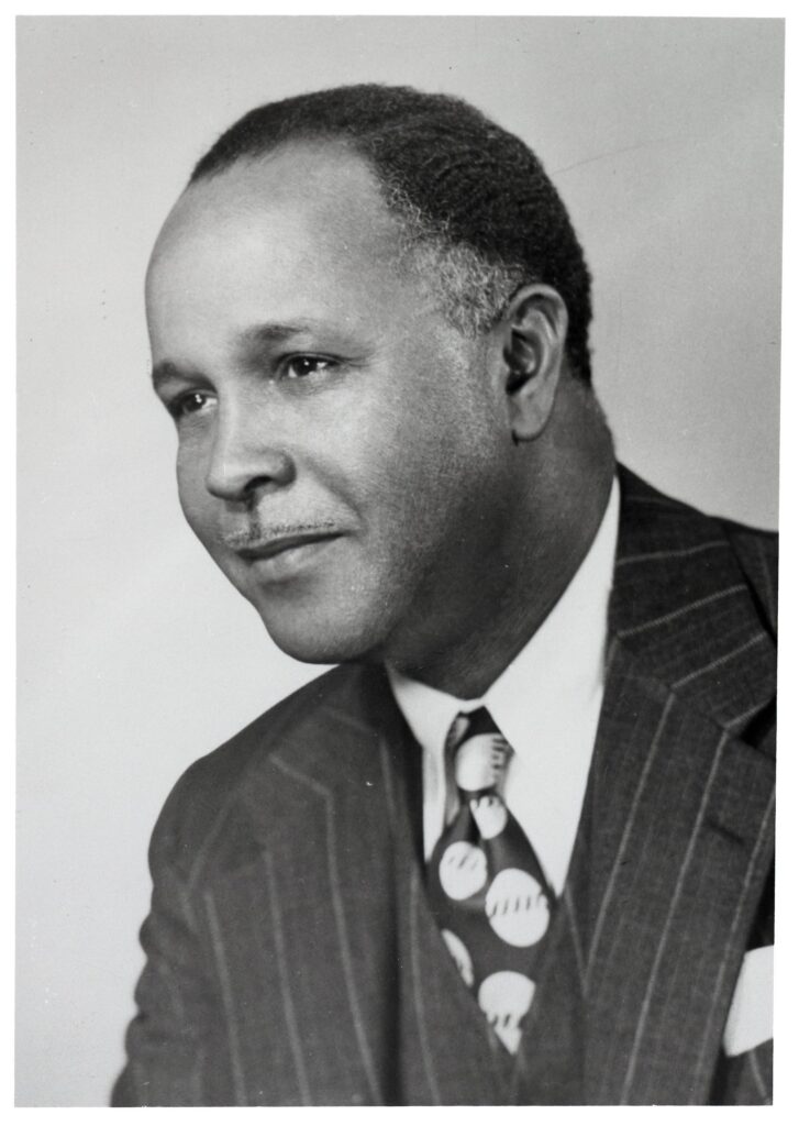 Portrait of Percy Lavon Julian, 1950s.