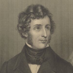 half-length portrait of German chemist Friedrich Wöhler