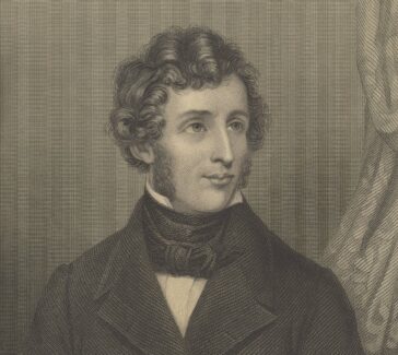 half-length portrait of German chemist Friedrich Wöhler