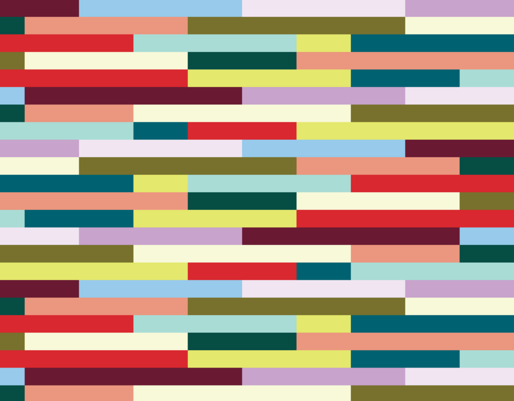 colorful pattern resembling wide bricks