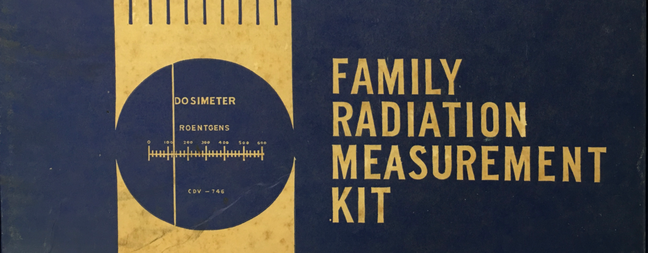 Family Radiation Measurement Kit cardboard box