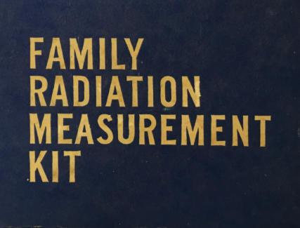 Family Radiation Measurement Kit cardboard box