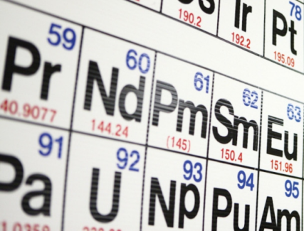 rare earth elements on the periodic table